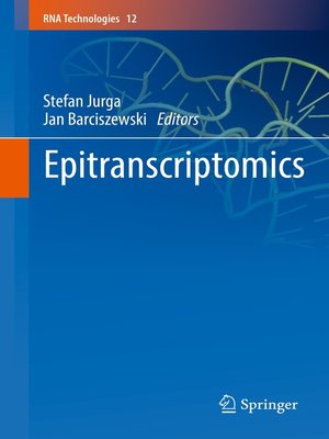 cover image of Epitranscriptomics